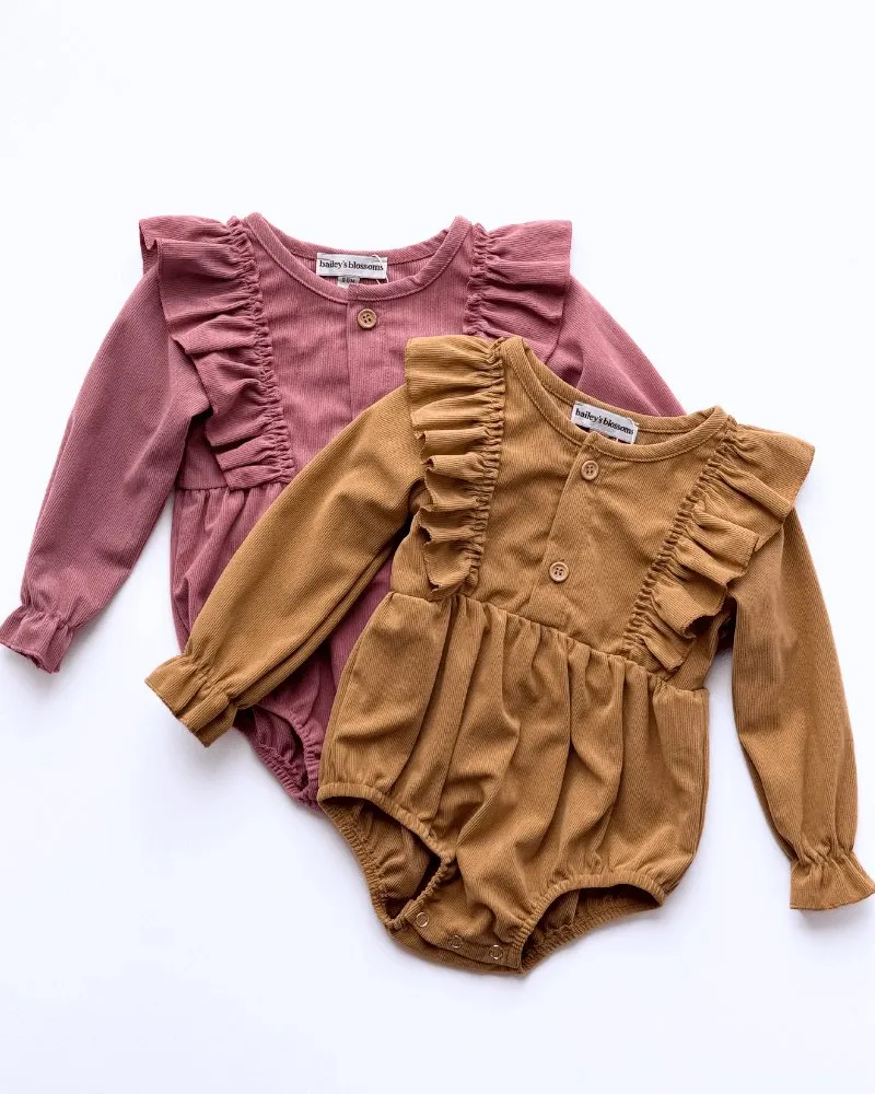 Samantha Bubble Romper - Haystack
