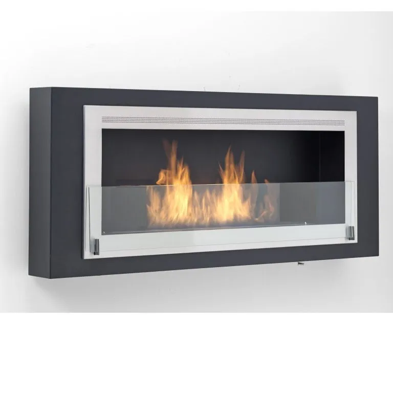 Santa Lucia - Matte Black with Stainless Steel - Eco Feu