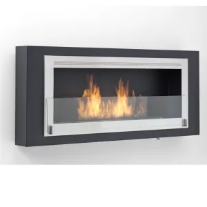 Santa Lucia - Matte Black with Stainless Steel - Eco Feu
