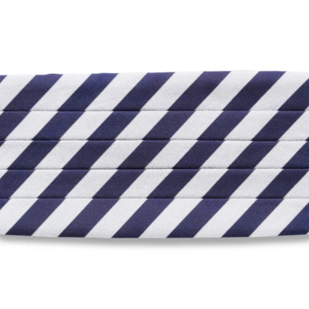 Scholastic Blue/White - Cummerbunds