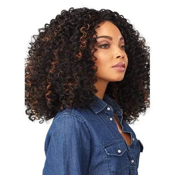 Sensationnel Empress Curls Kinks & CO Textured Synthetic Lace Front Wig - SHOW STOPPER - Clearance