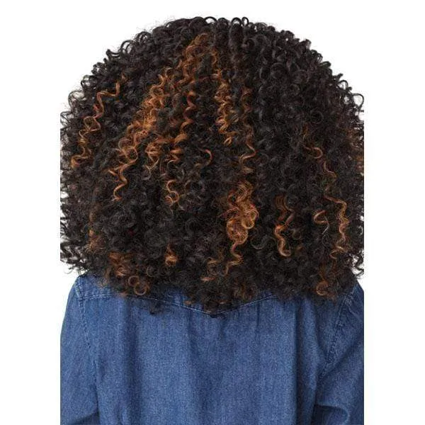 Sensationnel Empress Curls Kinks & CO Textured Synthetic Lace Front Wig - SHOW STOPPER - Clearance