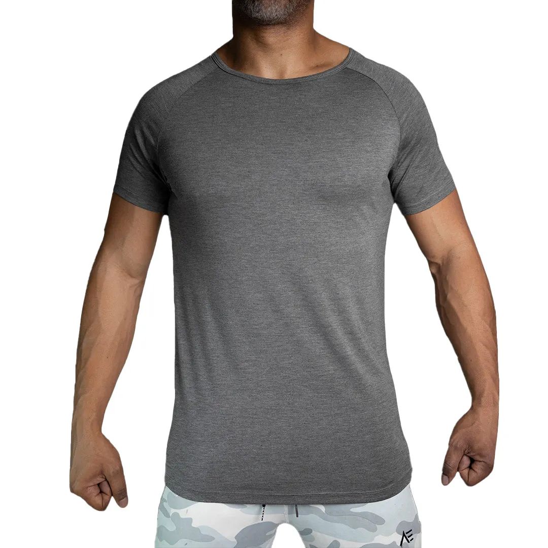 Short Sleeve Bamboo Performance Shirt - Gray