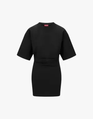 Staud Truman Mini Dress in Black