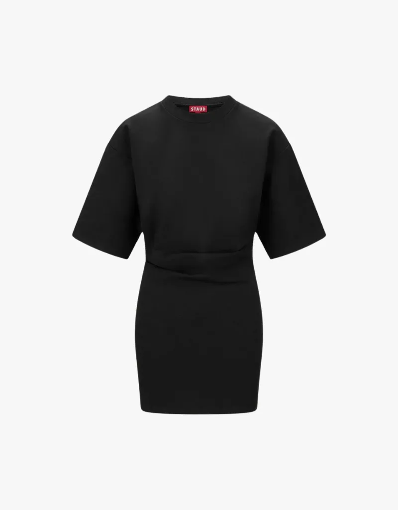 Staud Truman Mini Dress in Black