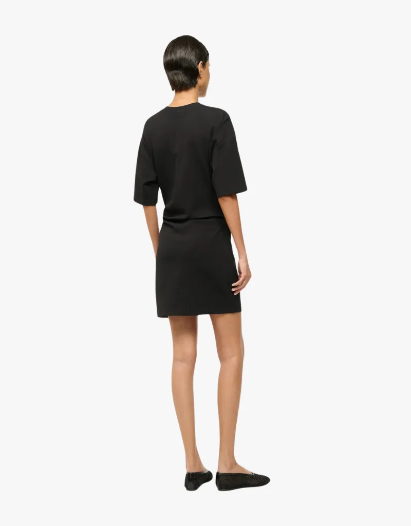 Staud Truman Mini Dress in Black