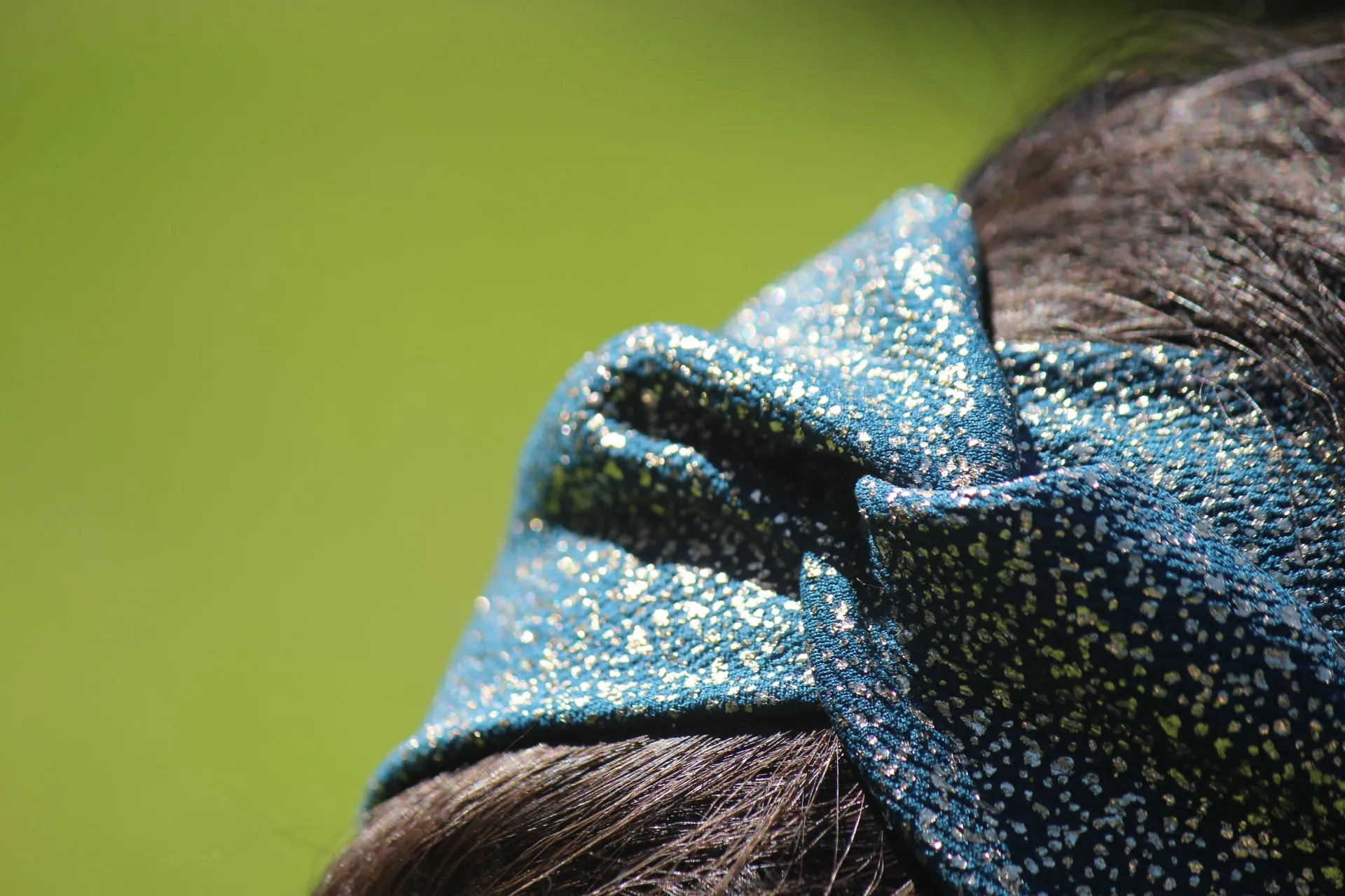 Teal & Gold Turban Headband