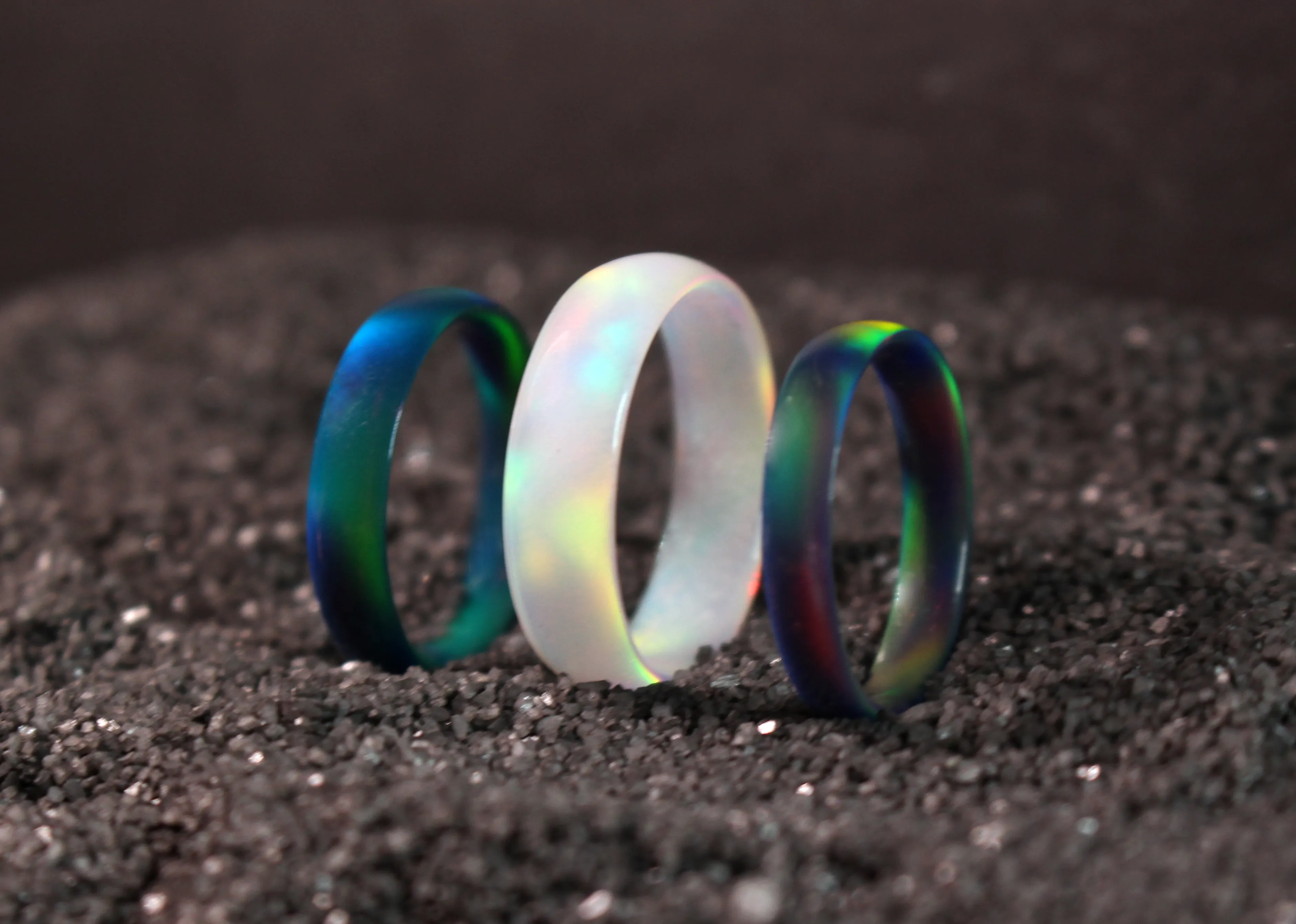 The Aurora - Green Opal Ring