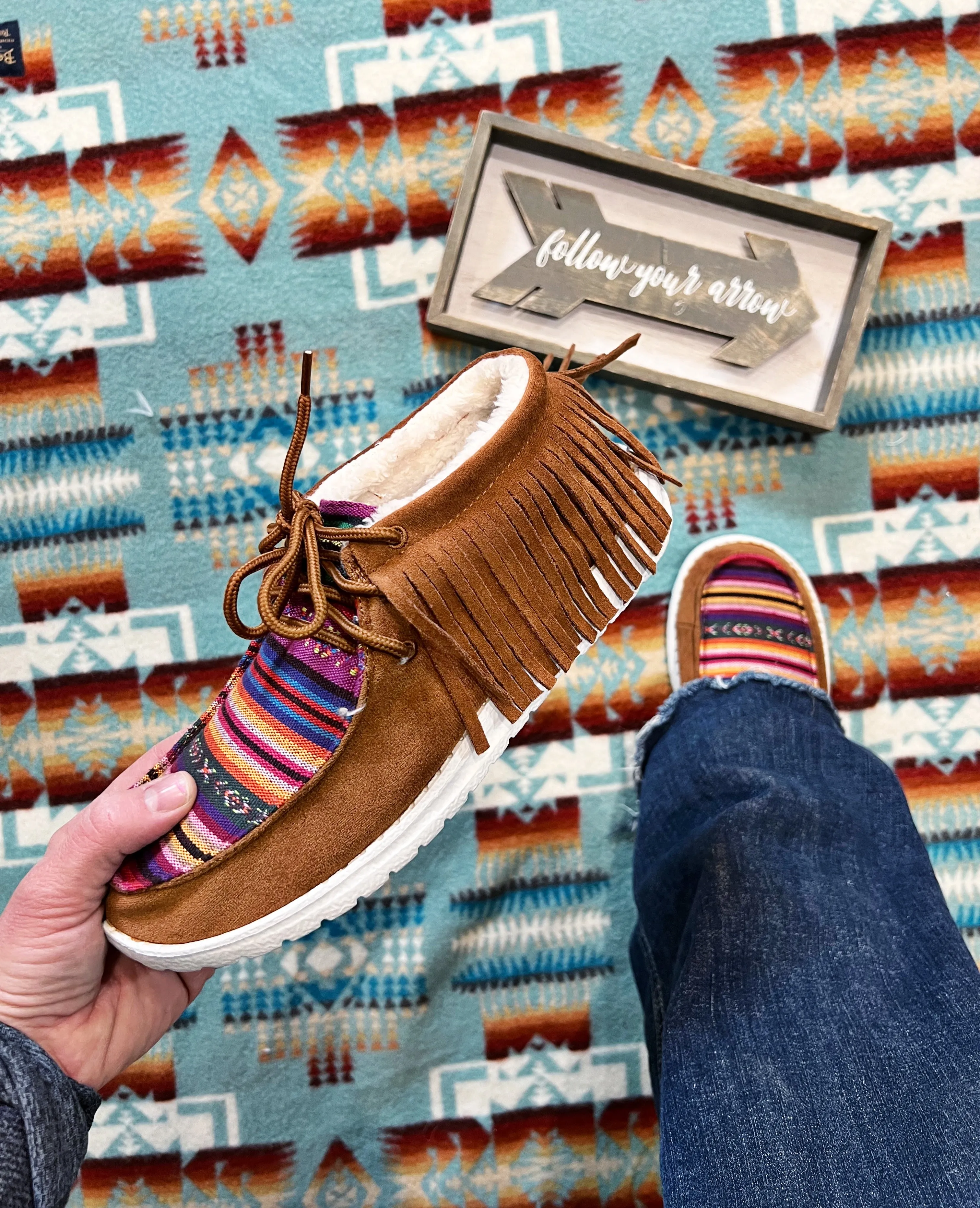 The Cowgirl Serape Sneaker