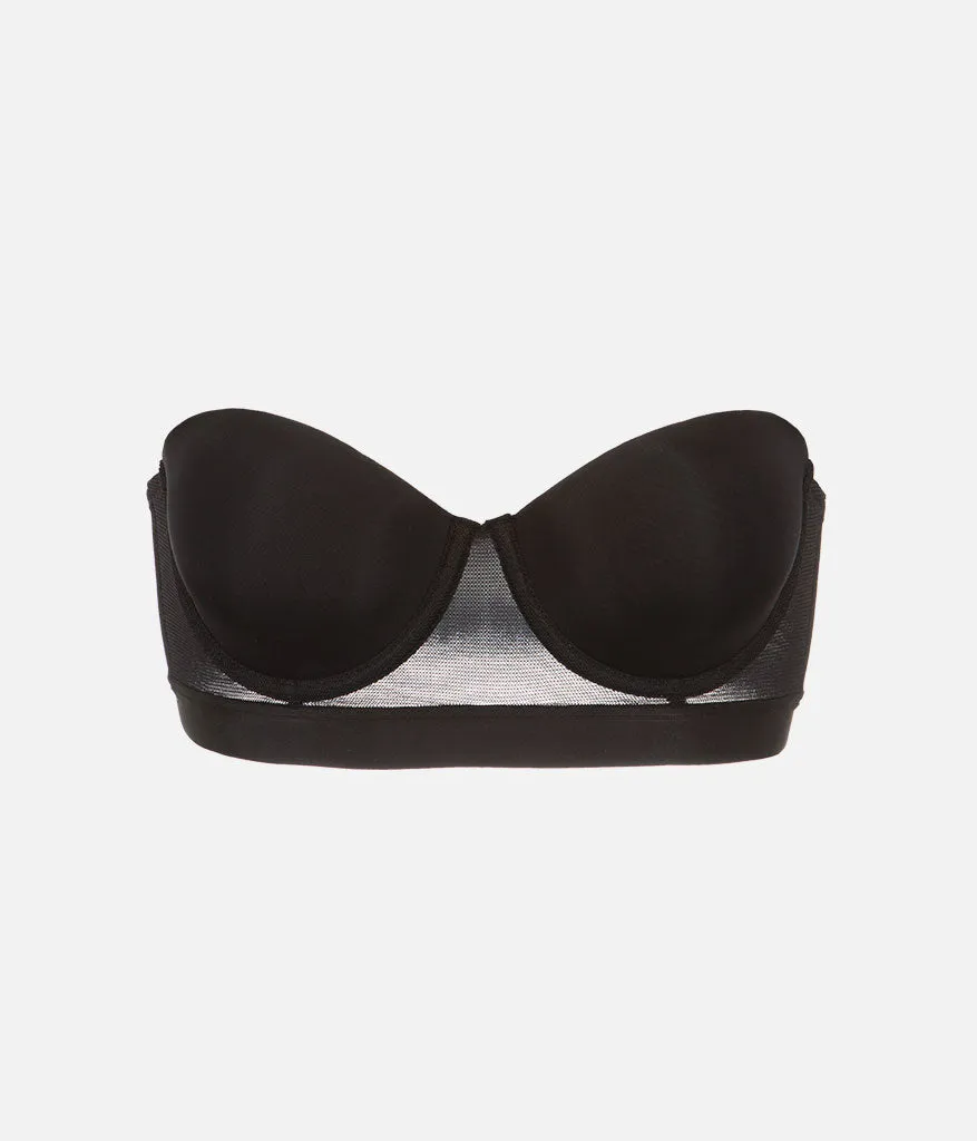 The Smooth Strapless: Jet Black
