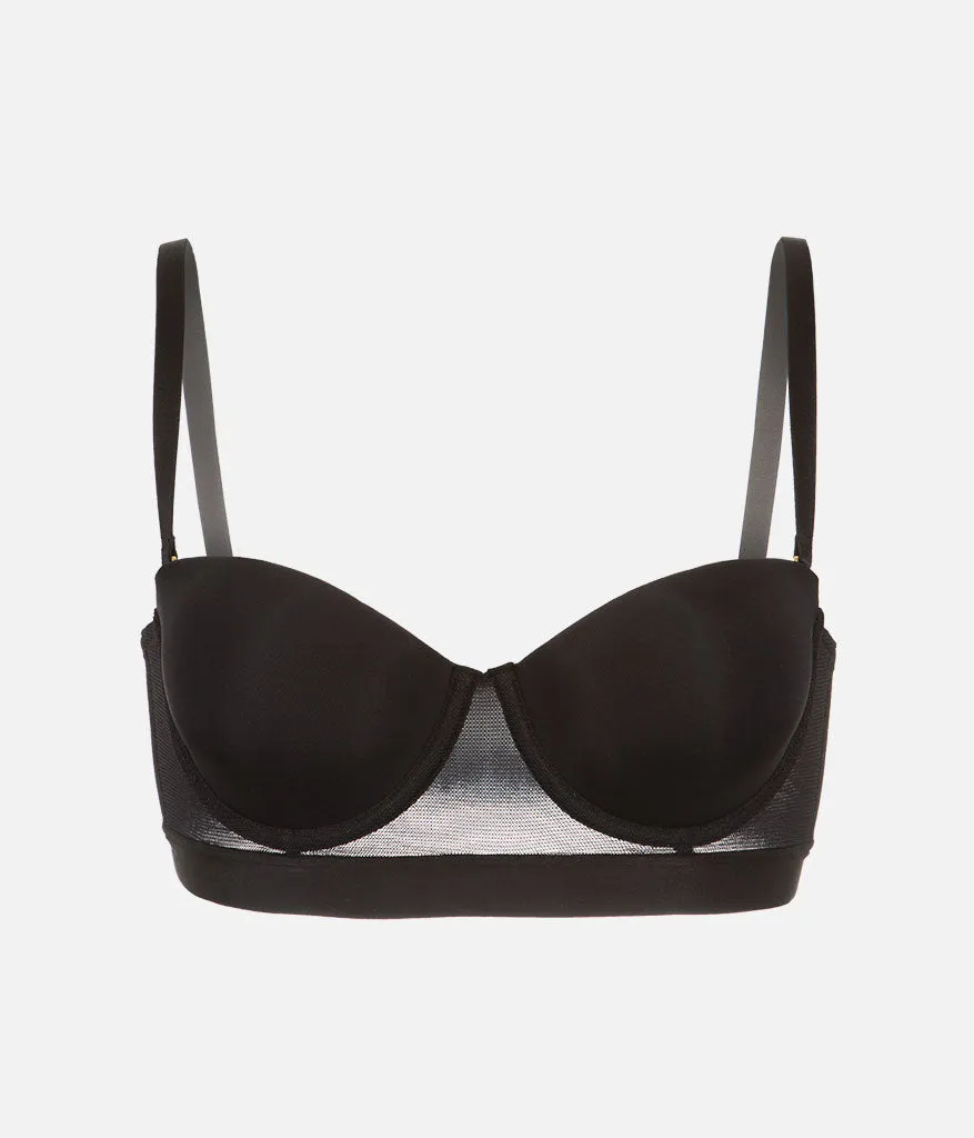The Smooth Strapless: Jet Black