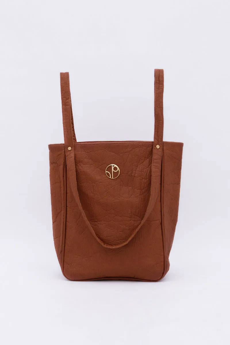 Tokyo NRT - Piñatex® Tote Bag - Mocha