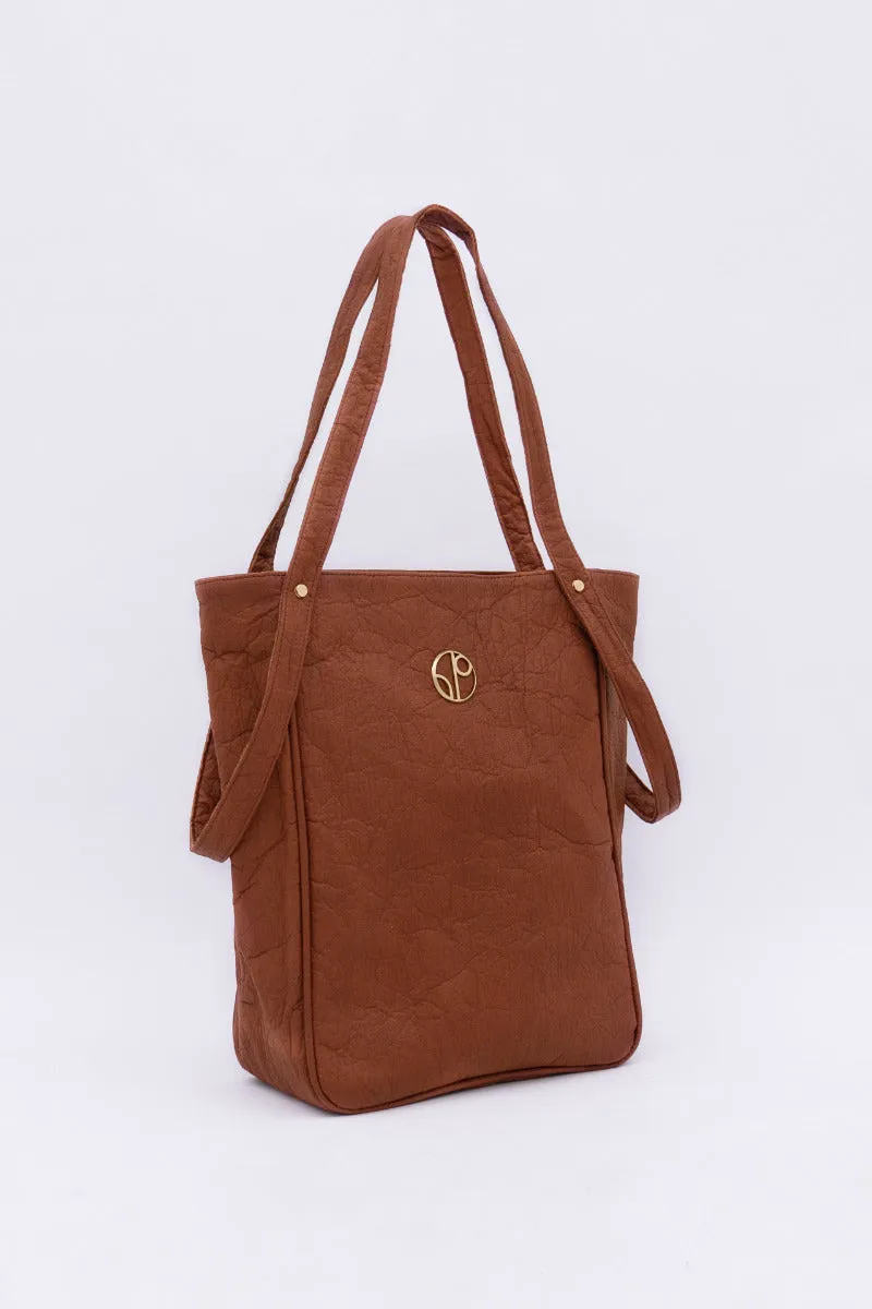 Tokyo NRT - Piñatex® Tote Bag - Mocha