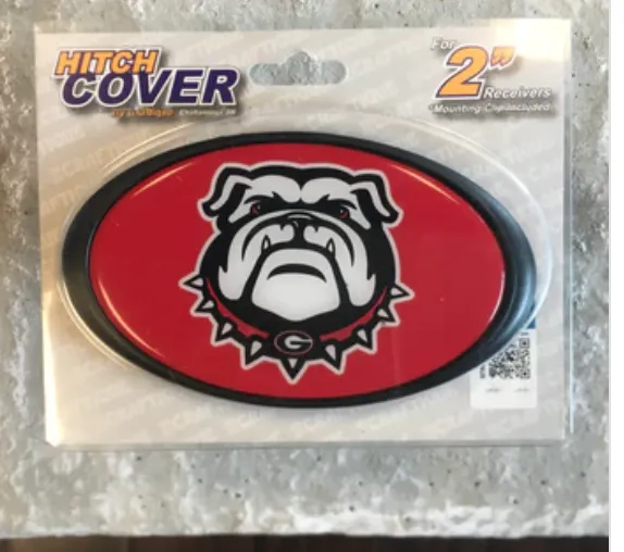 UGA Mirrored Hitch Covers