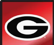 UGA Mirrored Hitch Covers