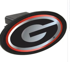 UGA Mirrored Hitch Covers