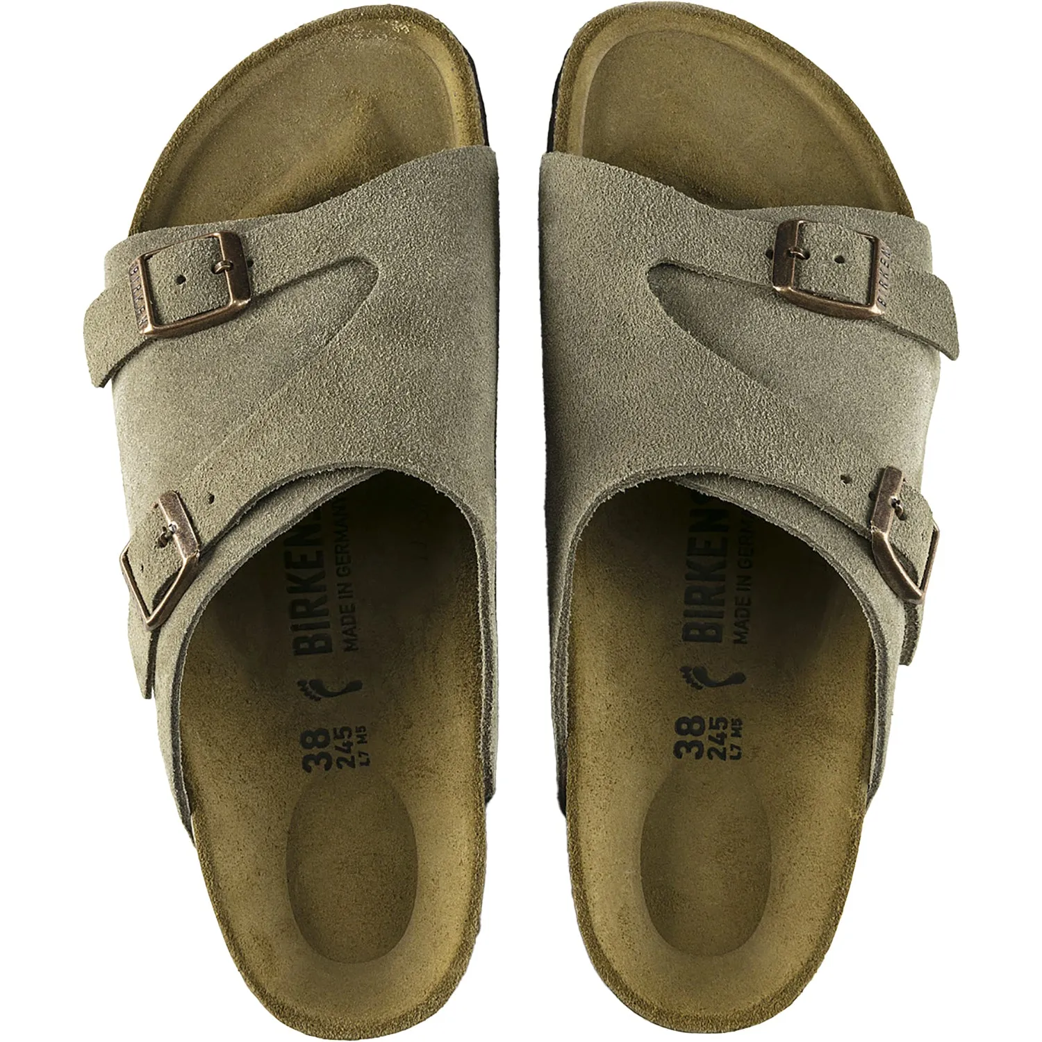 Unisex Birkenstock Zurich Taupe Suede