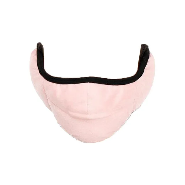 Unisex Winter Two-in-one Earmuffs Warm Mask