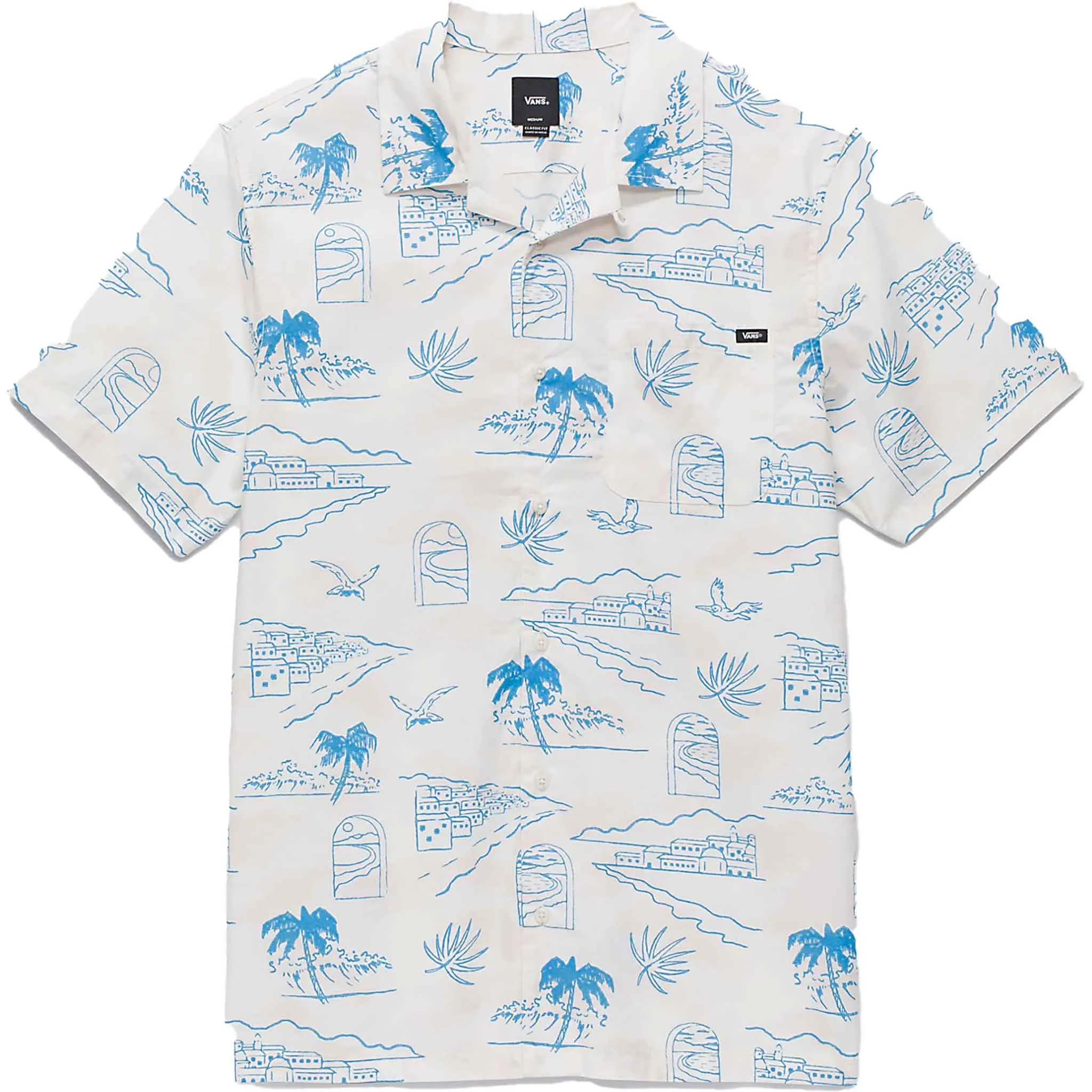 Vans Davista Short Sleeve Buttondown Marshmallow