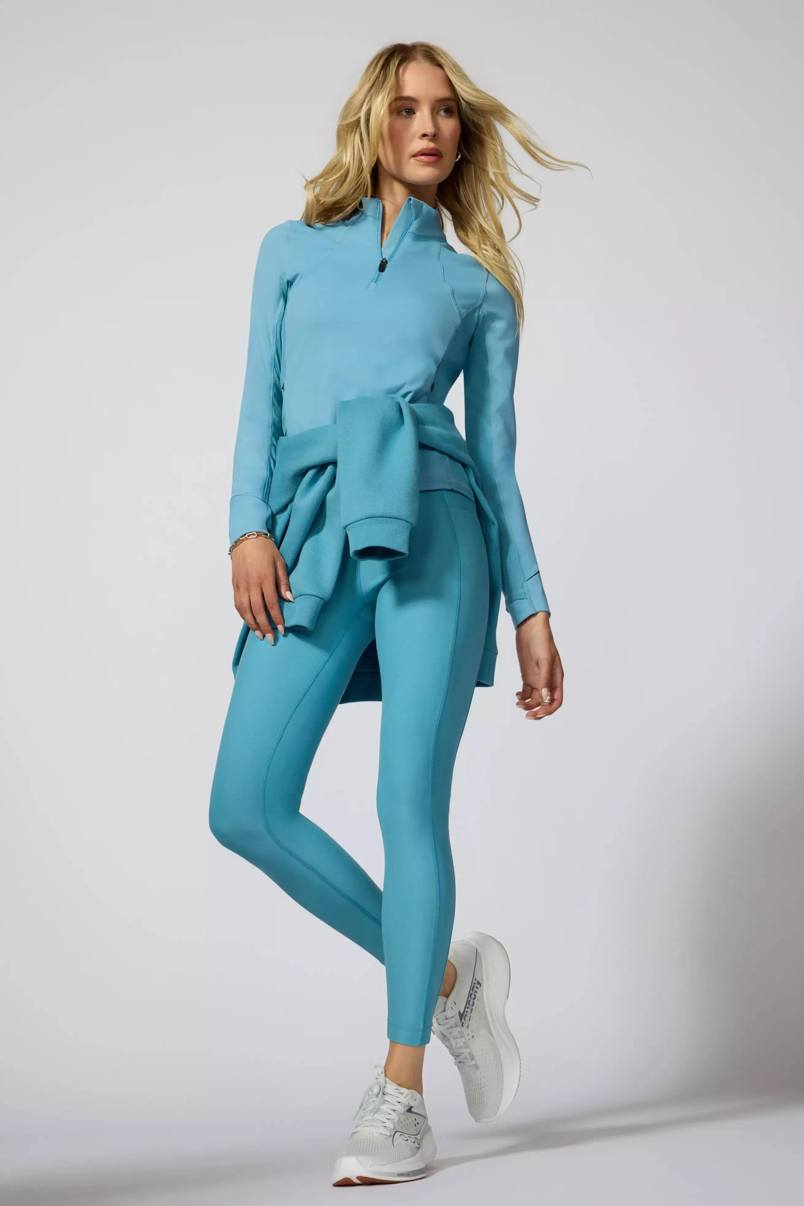 Vital 1/4 Zip - Adriatic Blue
