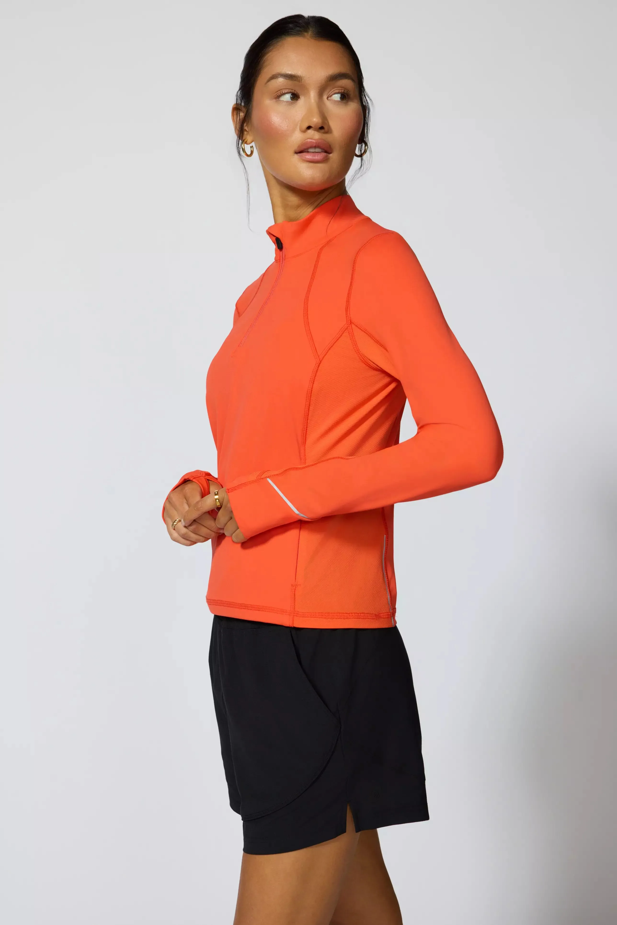 Vital 1/4 Zip - Cherry Tomato