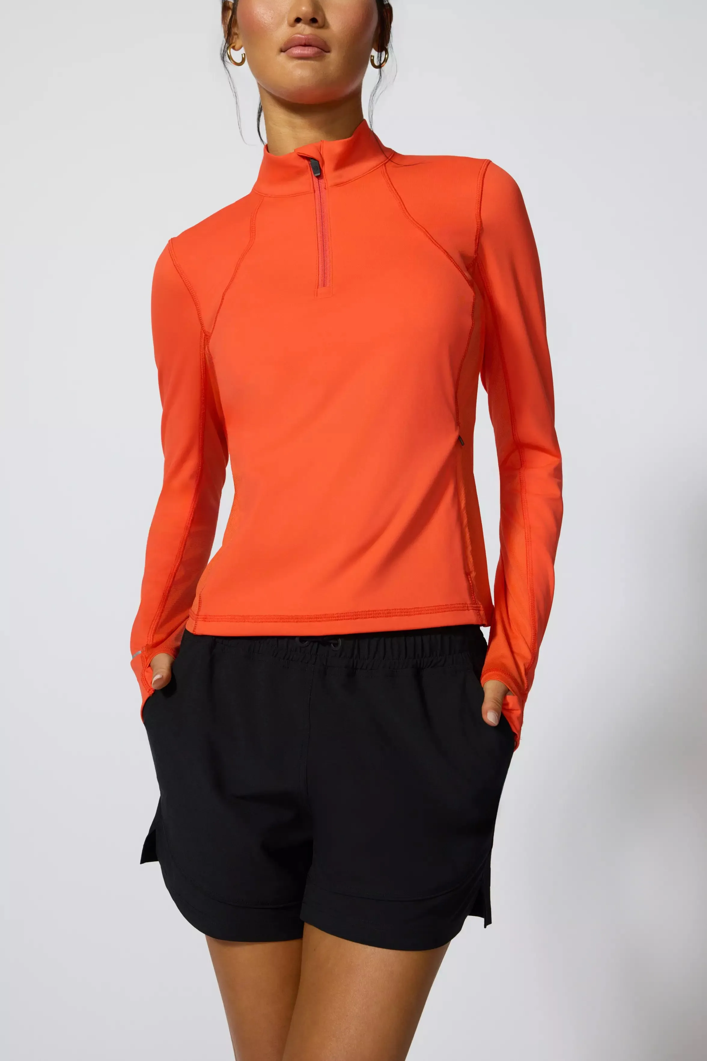 Vital 1/4 Zip - Cherry Tomato