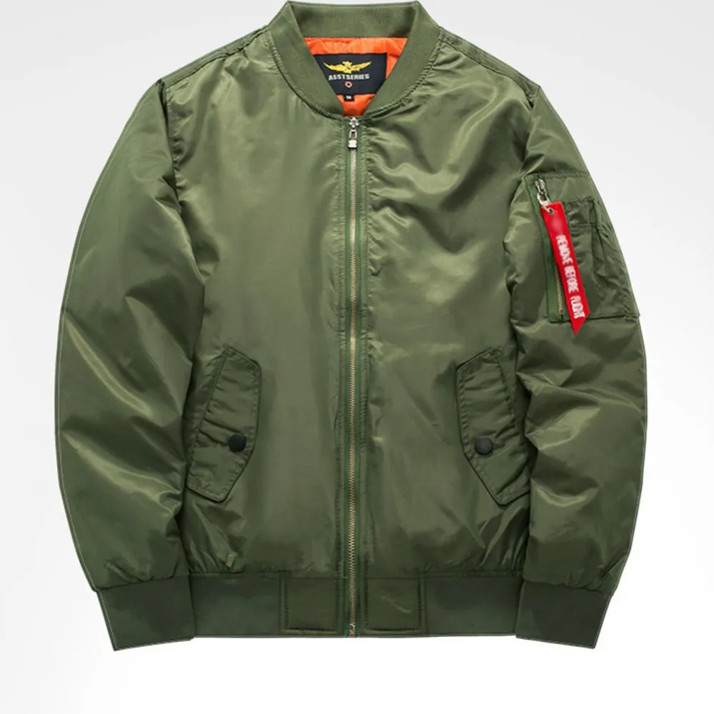 Warm Winter Casual Jacket - Navy blue_XL