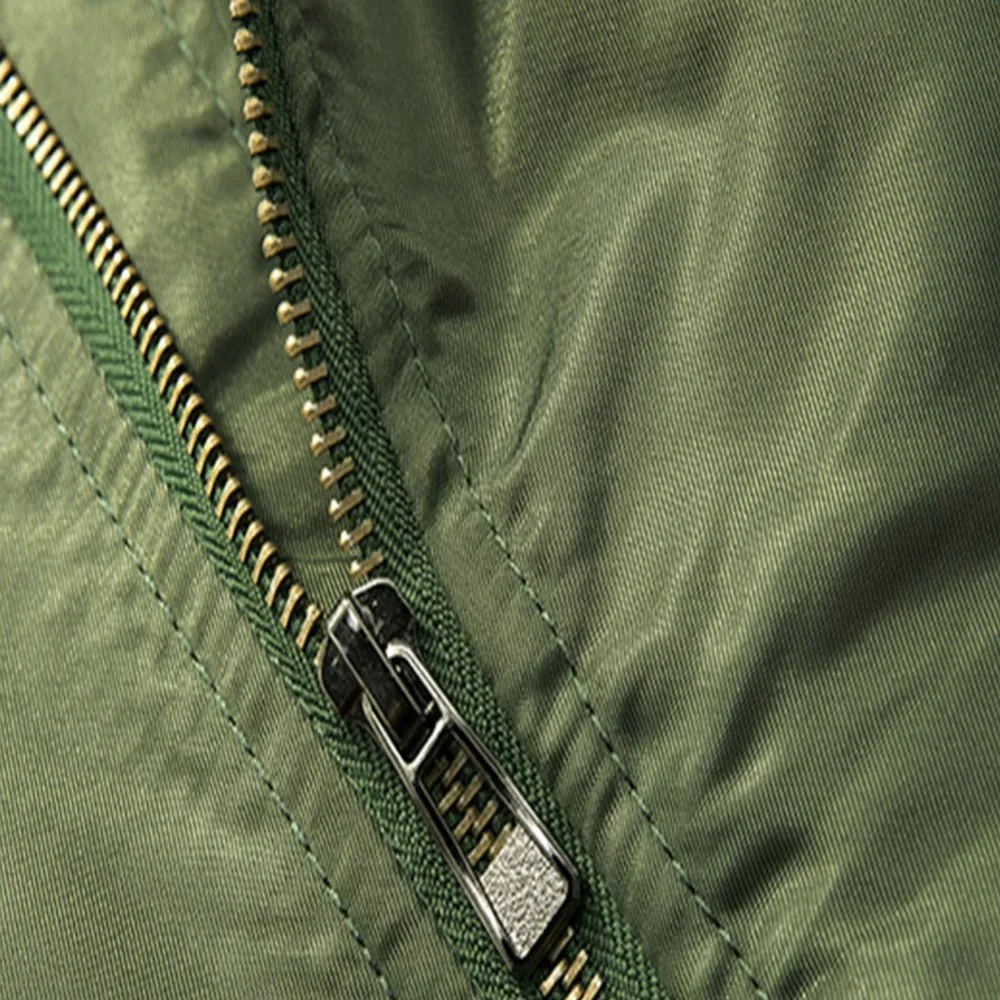 Warm Winter Casual Jacket - Navy blue_XL
