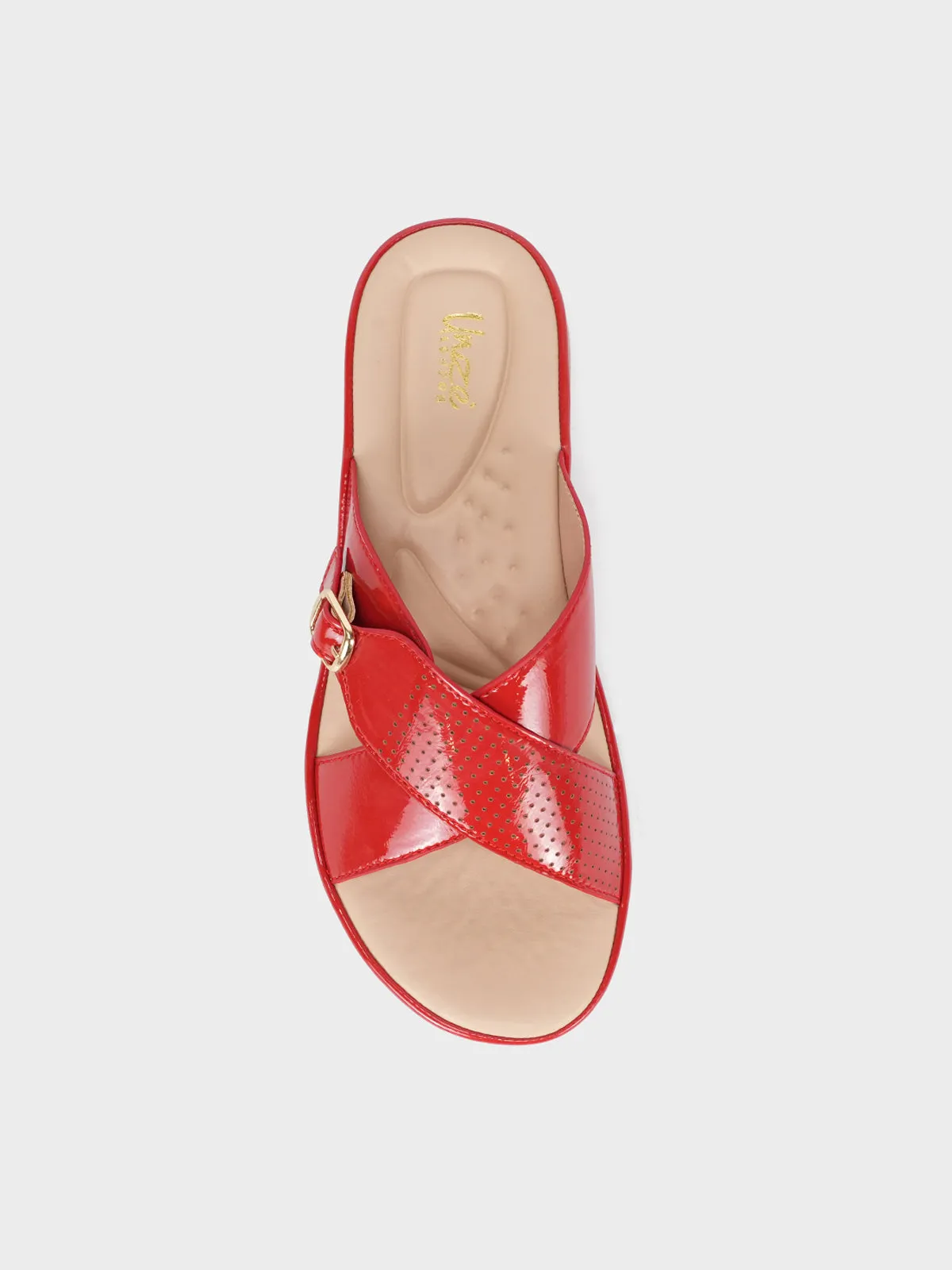 Women "CRESIDA" Crossover Comfy Flat Slippers