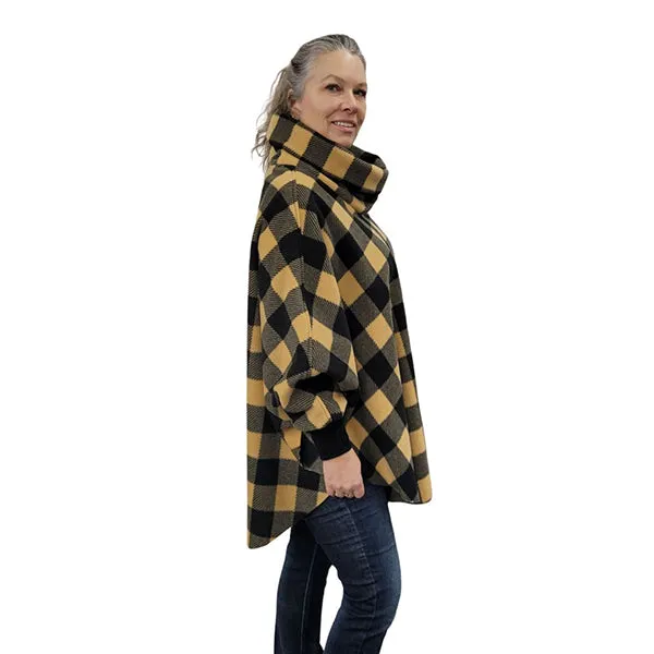 WOMEN'S COWL SWANCHO BUFFALO CHECK TAN