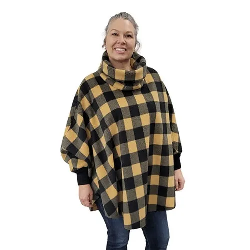 WOMEN'S COWL SWANCHO BUFFALO CHECK TAN