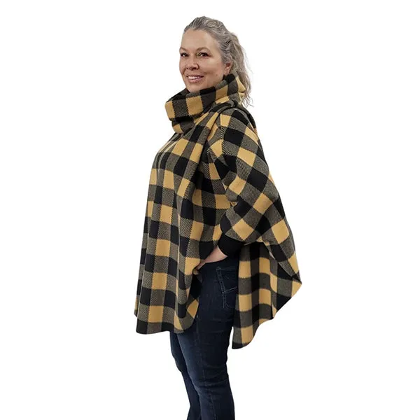 WOMEN'S COWL SWANCHO BUFFALO CHECK TAN