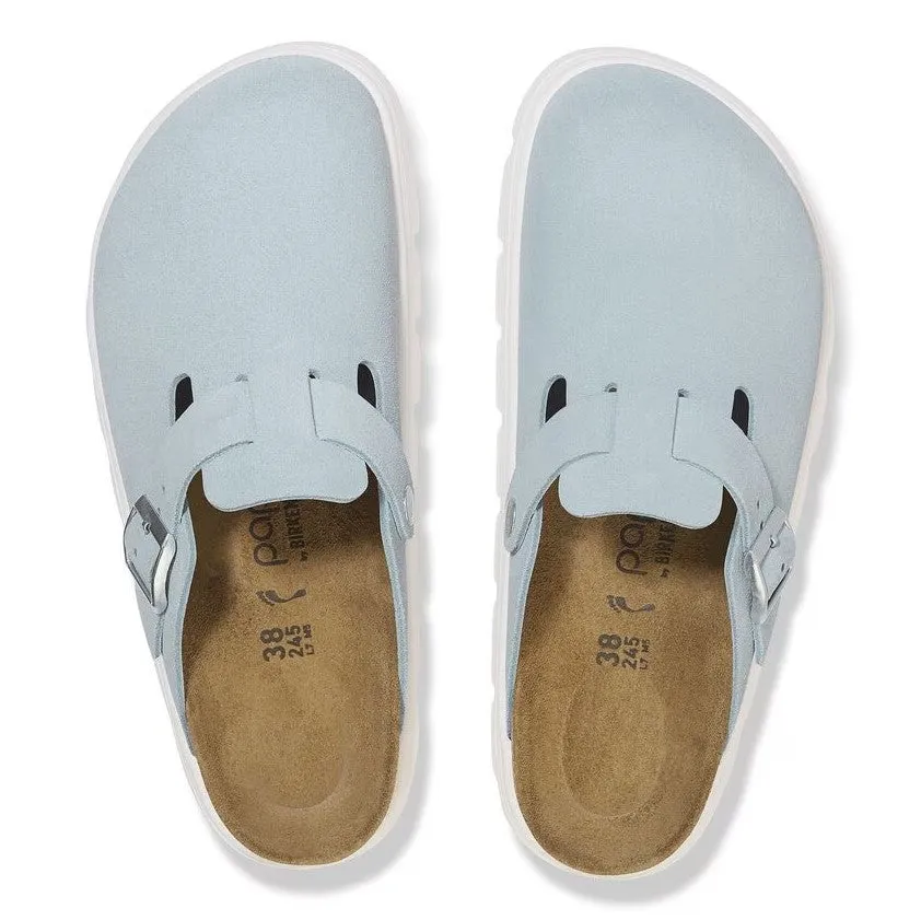 Women's Papillio Boston Chunky Suede Leather 1029585 Color: Baby Blue