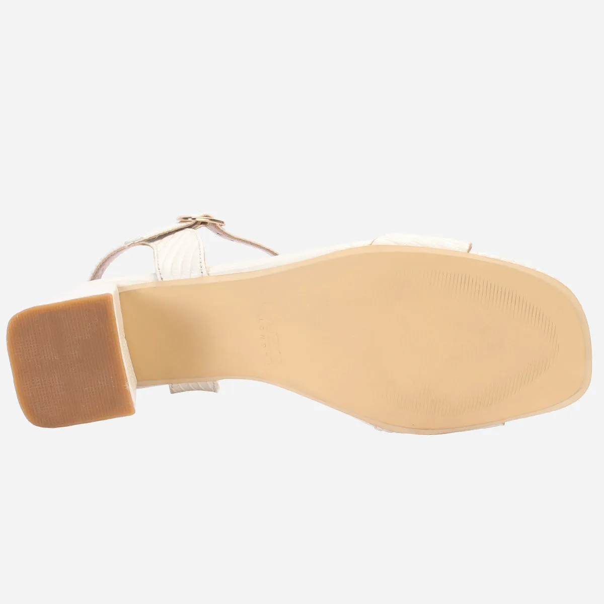 Womens "ZURIA" Ankle Strap Block Heeled Sandals