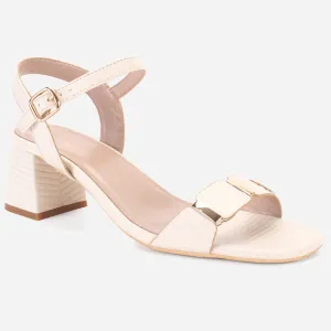 Womens "ZURIA" Ankle Strap Block Heeled Sandals