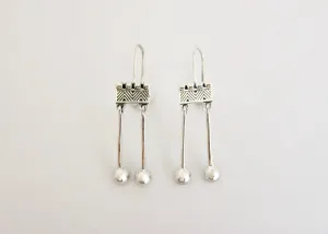 Won't-take-them-off, 'Kinari' rectangular fish hook danglers