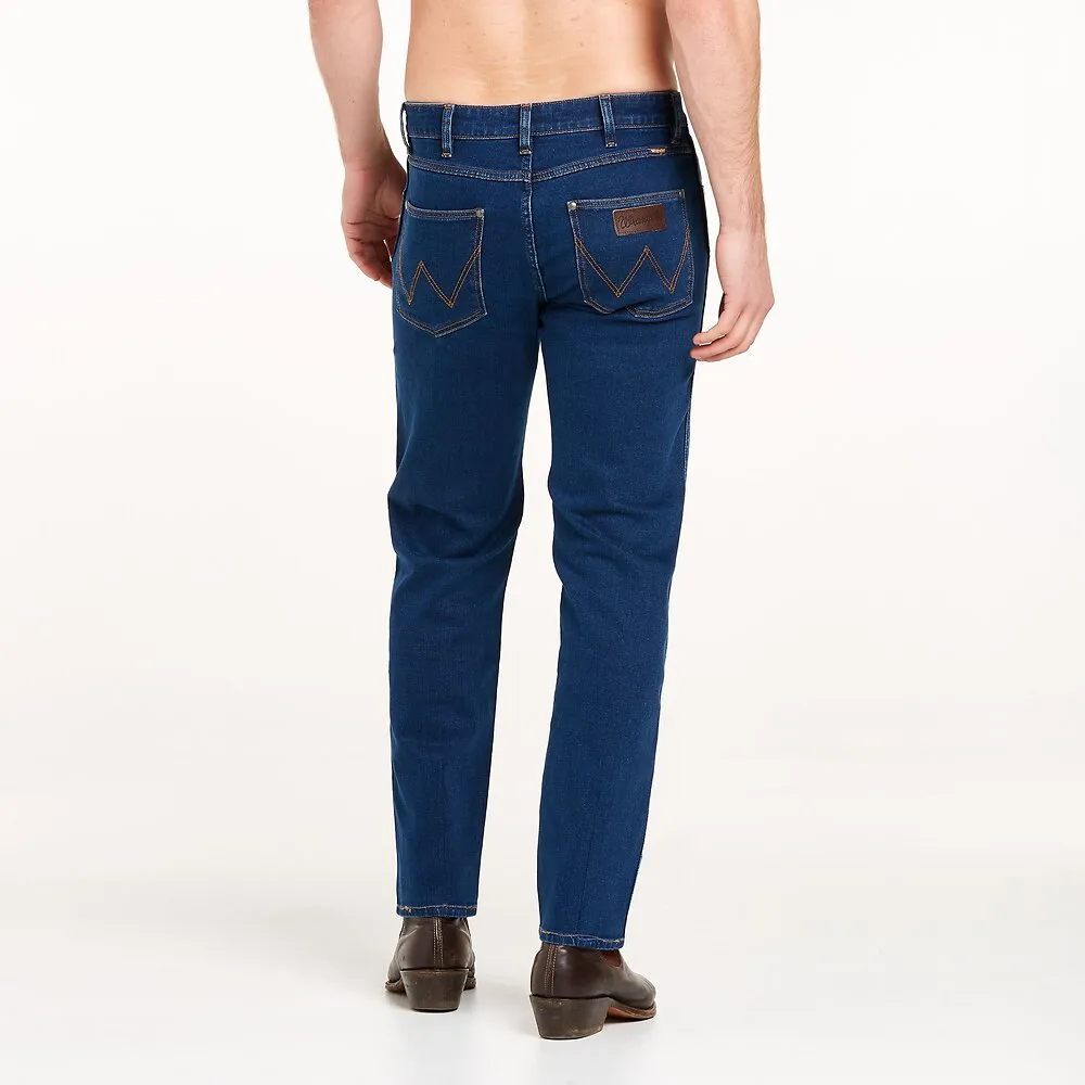 Wrangler Classic Slim Straight Mens Jeans Double Rinse