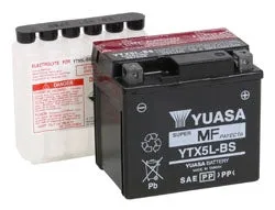 Yuasa Battery Maintenance Free AGM YTX5L-BS Part# YUAM32X5B